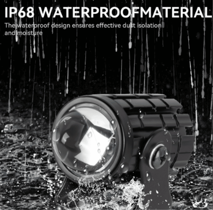 Pack de Deux Phares Puissants à LED pour Moto 🇲🇱🇲🇱🇲🇱