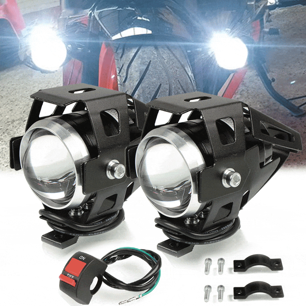 Pack de Deux Phares Puissants à LED pour Moto 🇲🇱🇲🇱🇲🇱