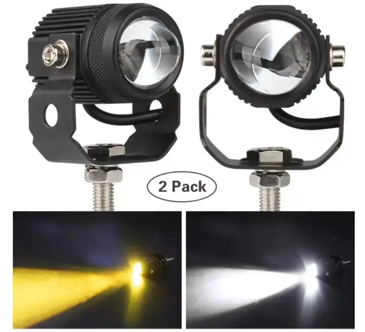 Pack de Deux Phares Puissants à LED pour Moto 🇲🇱🇲🇱🇲🇱