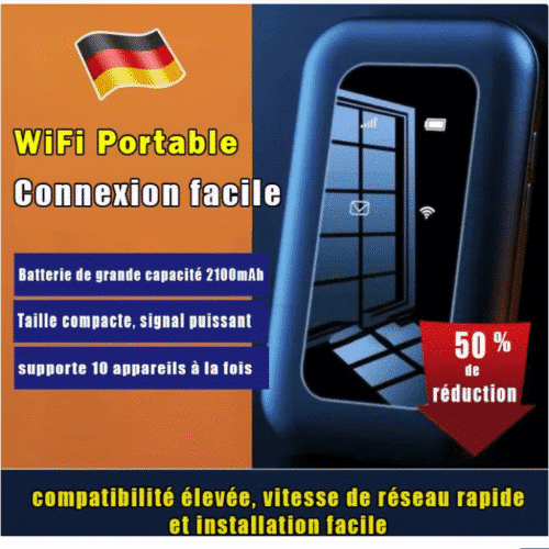 wifi Portable sans Fils 4G/5G avec battery 2100 mAh