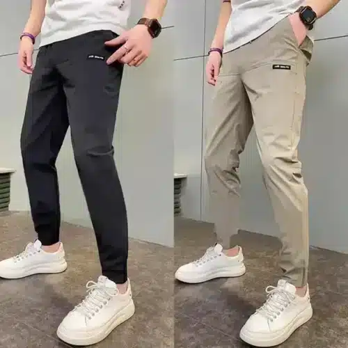 Pantalon cargo extensible avec poches multiples pour un look pratique et à la mode!