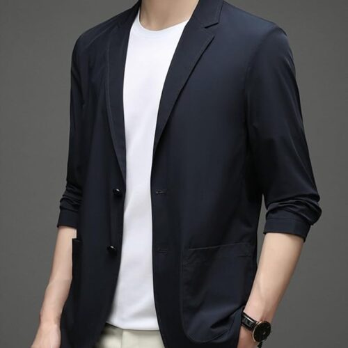 Veste en Soie de Glace BININBOX : Élégance et Flexibilité pour un Confort Incomparable