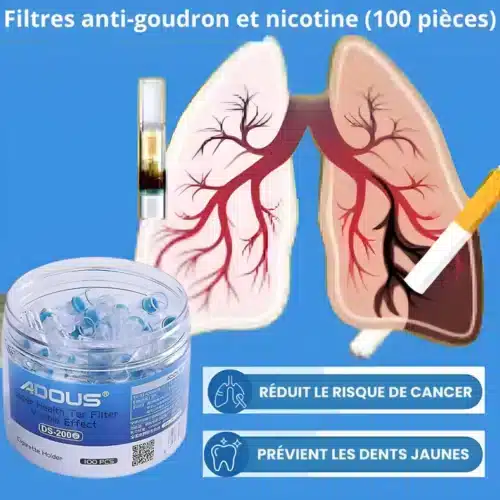 Filtres anti-goudron et nicotine (100 pièces 1/3)